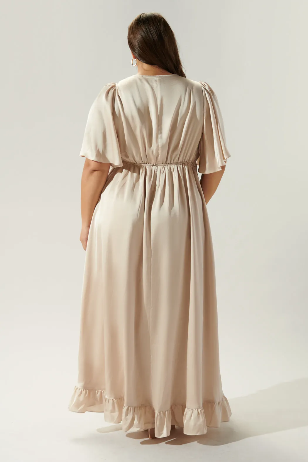 One and Only Abelia Hi Low Maxi Dress Curve sold by Sugarlips product image thumbnail 3