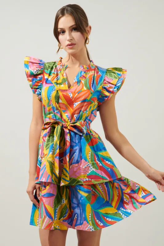 New Guinea Marisol Tiered Mini Dress made by Sugarlips