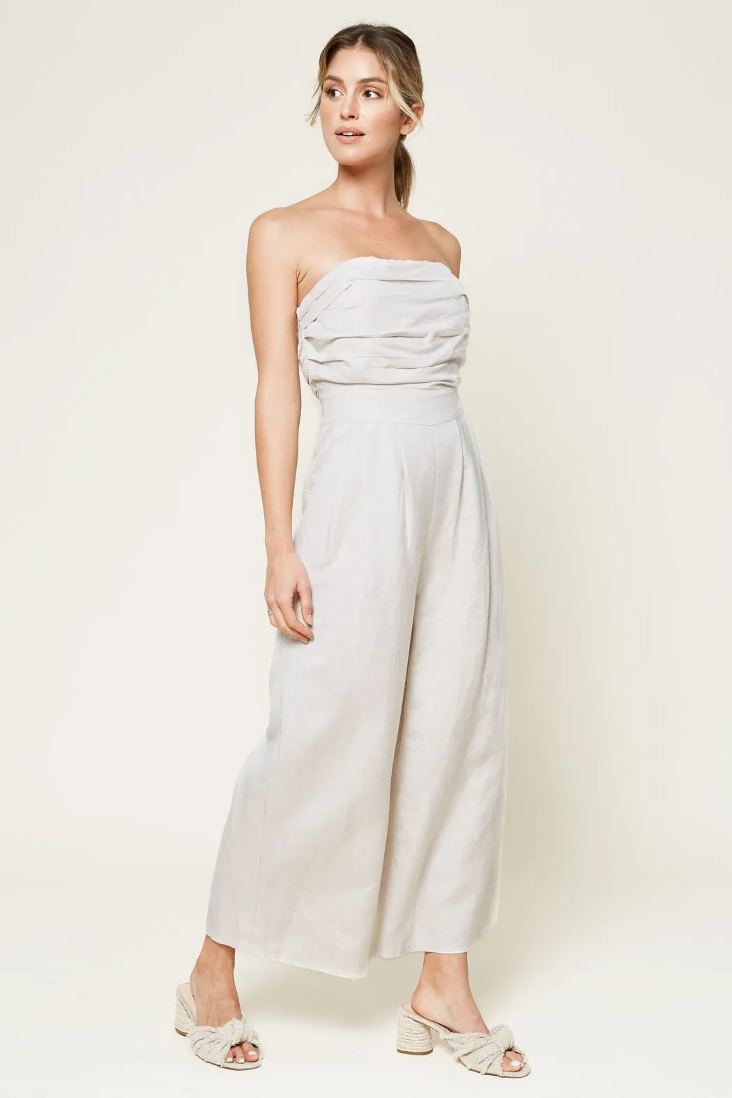 Brier Drive Strapless Wide Leg Jumpsuit sold by Sugarlips product image thumbnail 3