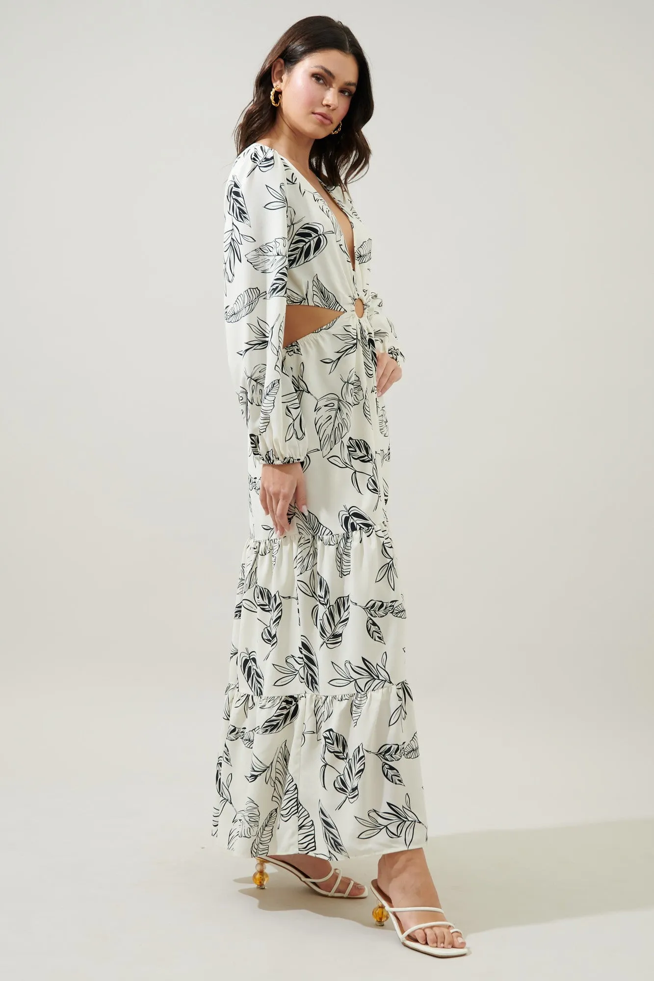 Another Day O-Ring Cut Out Midi Dress sold by Sugarlips product image thumbnail 3