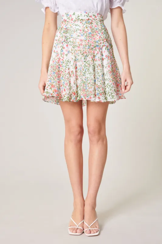Garden State Eden Flared Mini Skirt sold by Sugarlips