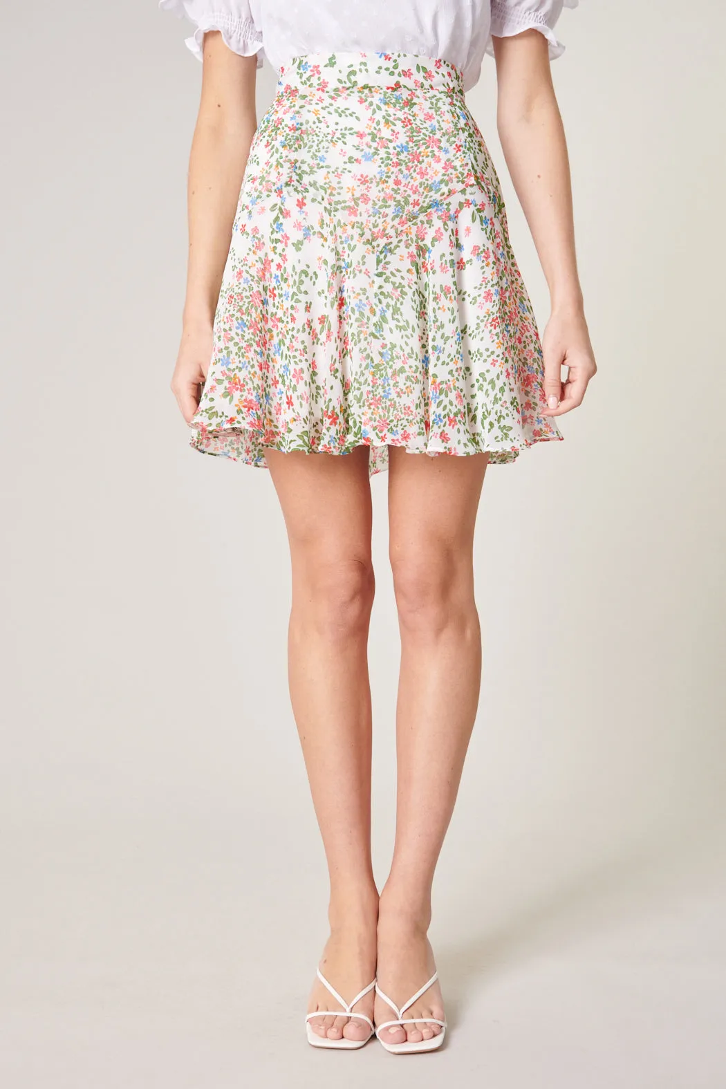 Garden State Eden Flared Mini Skirt sold by Sugarlips
