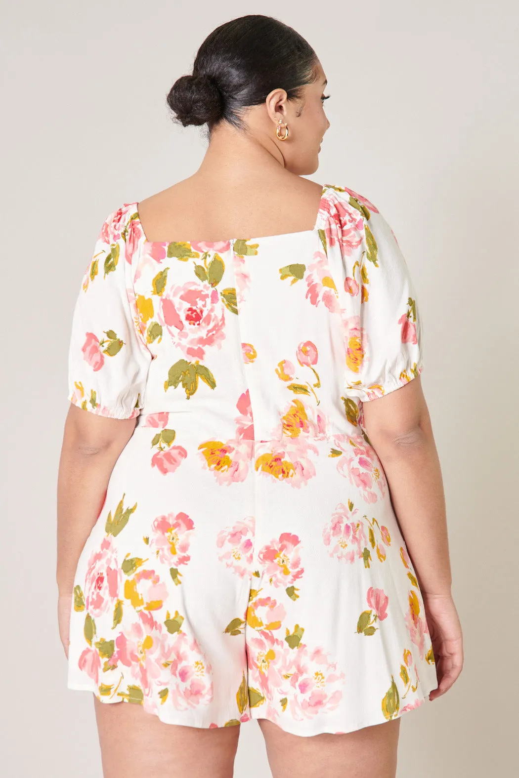 Magdalena Floral Everheart Romper Curve sold by Sugarlips product image thumbnail 2