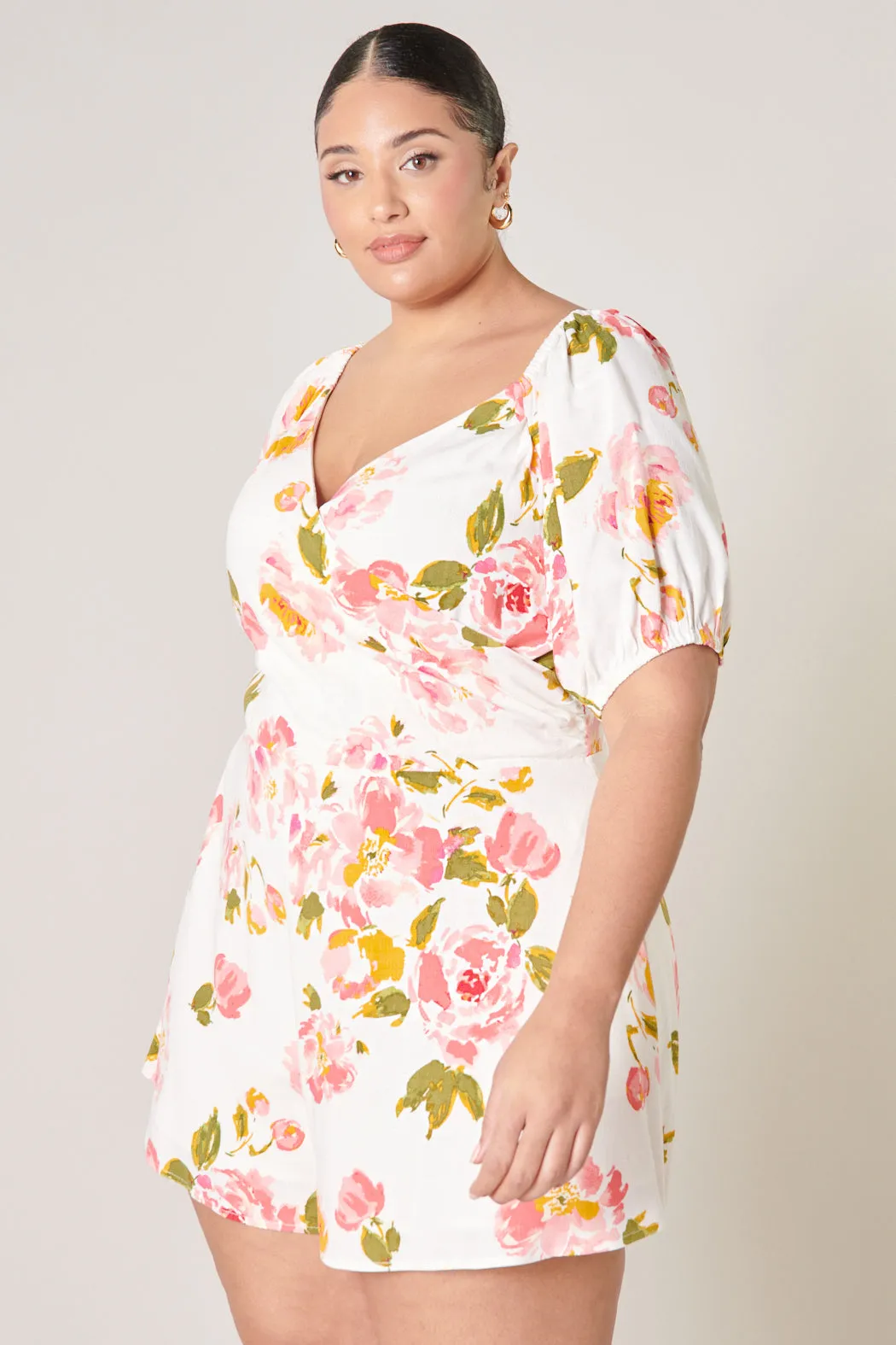 Magdalena Floral Everheart Romper Curve sold by Sugarlips product image thumbnail 3
