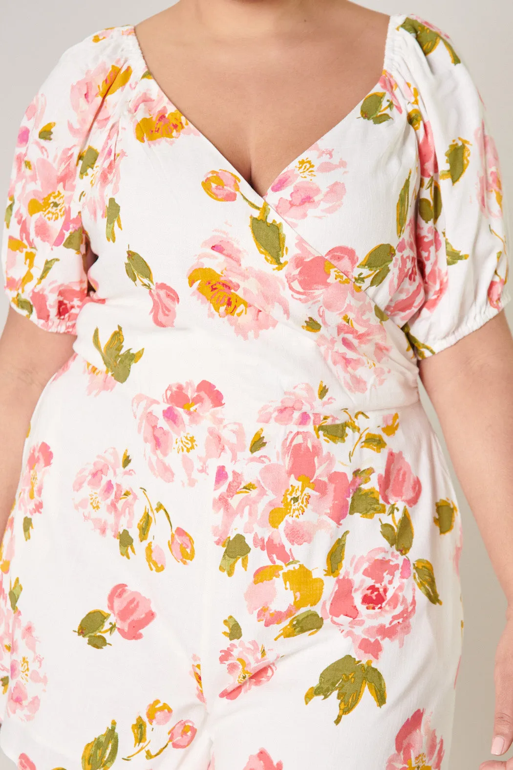 Magdalena Floral Everheart Romper Curve sold by Sugarlips product image thumbnail 5