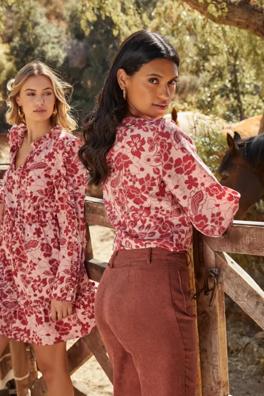 Everything Nice Puff Sleeve Blouse sold by Sugarlips