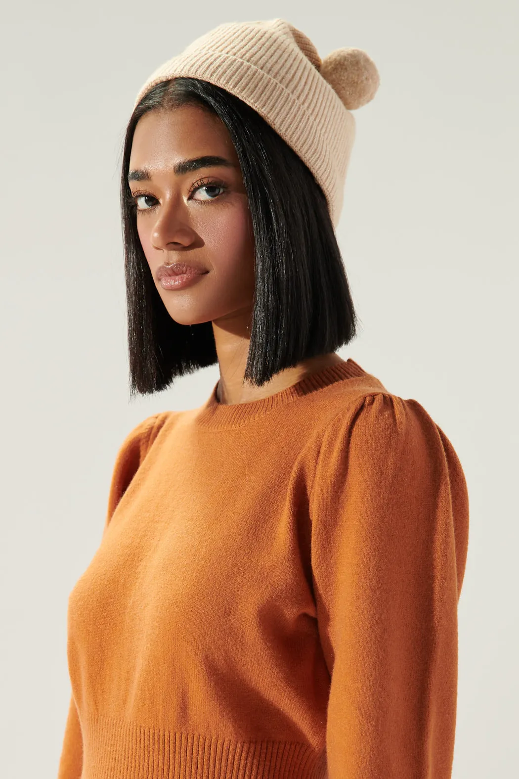 Candace Pom Beanie sold by Sugarlips