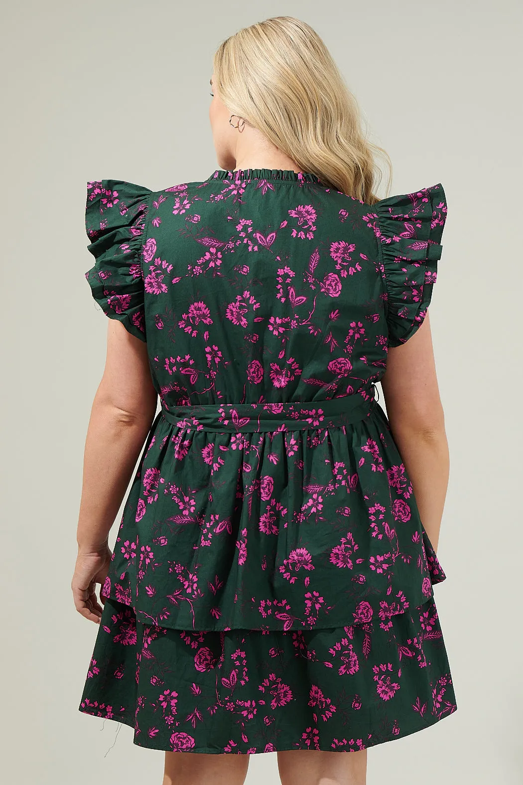 Close to You Marisol Tiered Mini Dress Curve sold by Sugarlips product image thumbnail 2