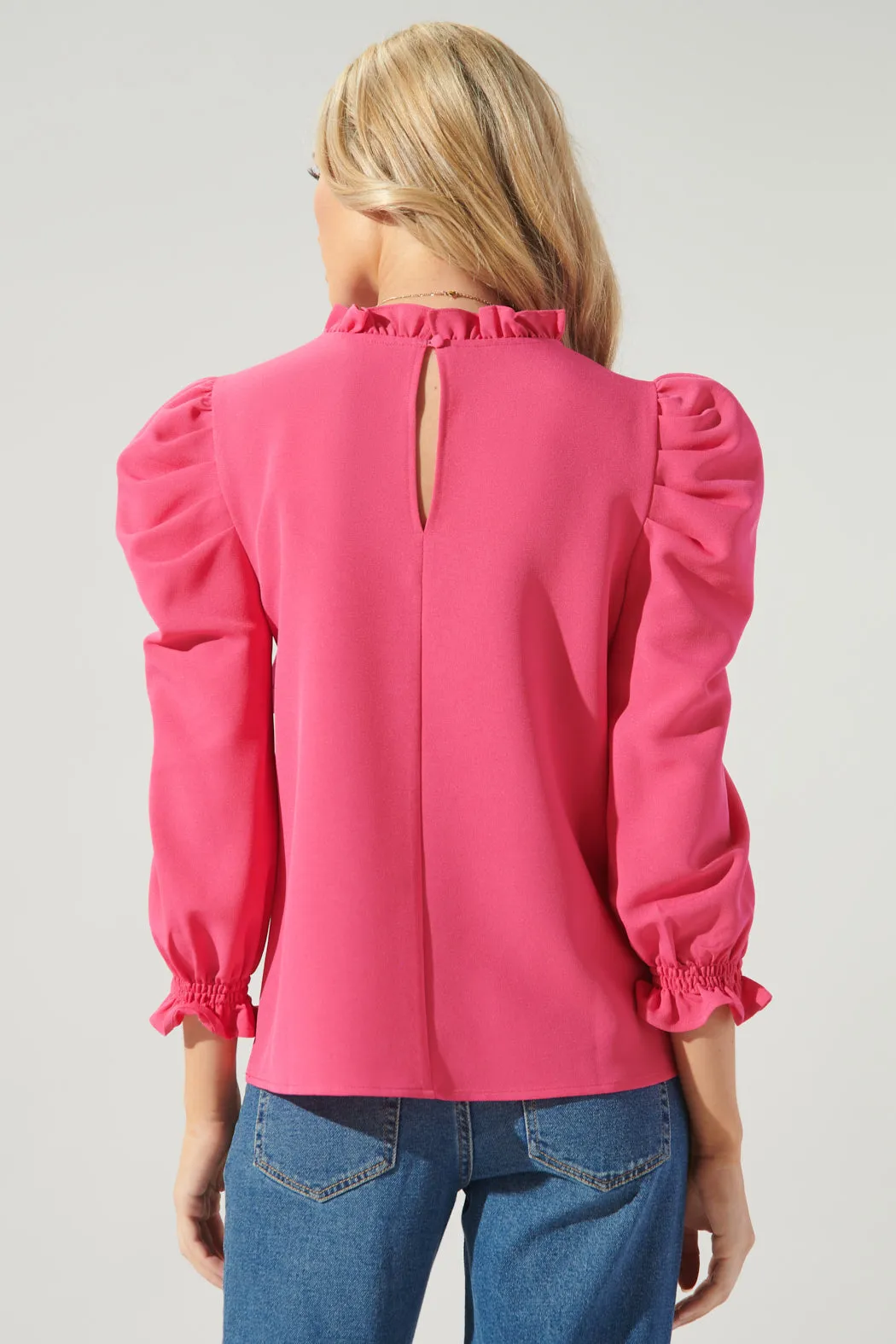 Go Getter Marla Ruffle Puff Sleeve Top sold by Sugarlips product image thumbnail 5