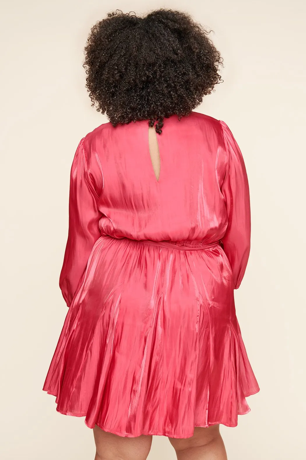 Dream Girl La Rochelle Flared Balloon Sleeve Mini Dress Curve sold by Sugarlips product image thumbnail 4