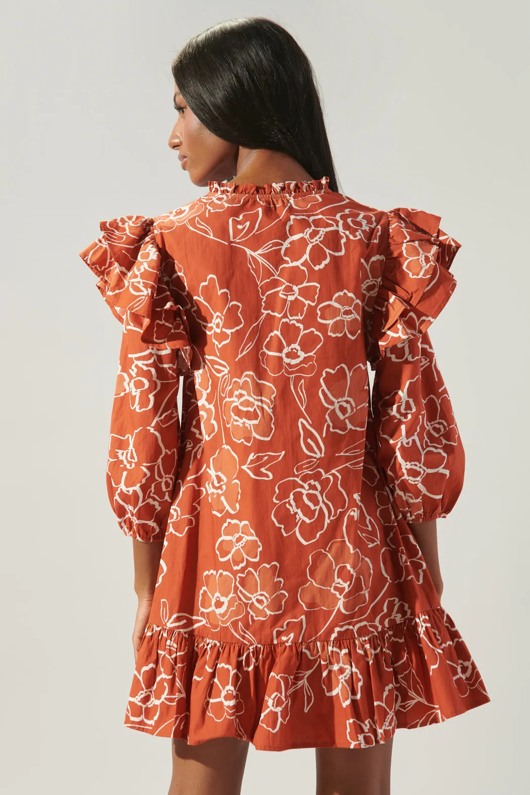 Sammy Marmalade Ruffle Drop Waist Dress sold by Sugarlips product image thumbnail 3