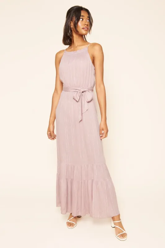 Brea Ruffled Maxi Dress made by Sugarlips