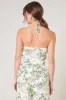 Francine Toile Print Merin Halter Crop Top sold by Sugarlips
