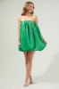 Delphi Strapless Bubble Mini Dress sold by Sugarlips