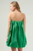 Delphi Strapless Bubble Mini Dress sold by Sugarlips