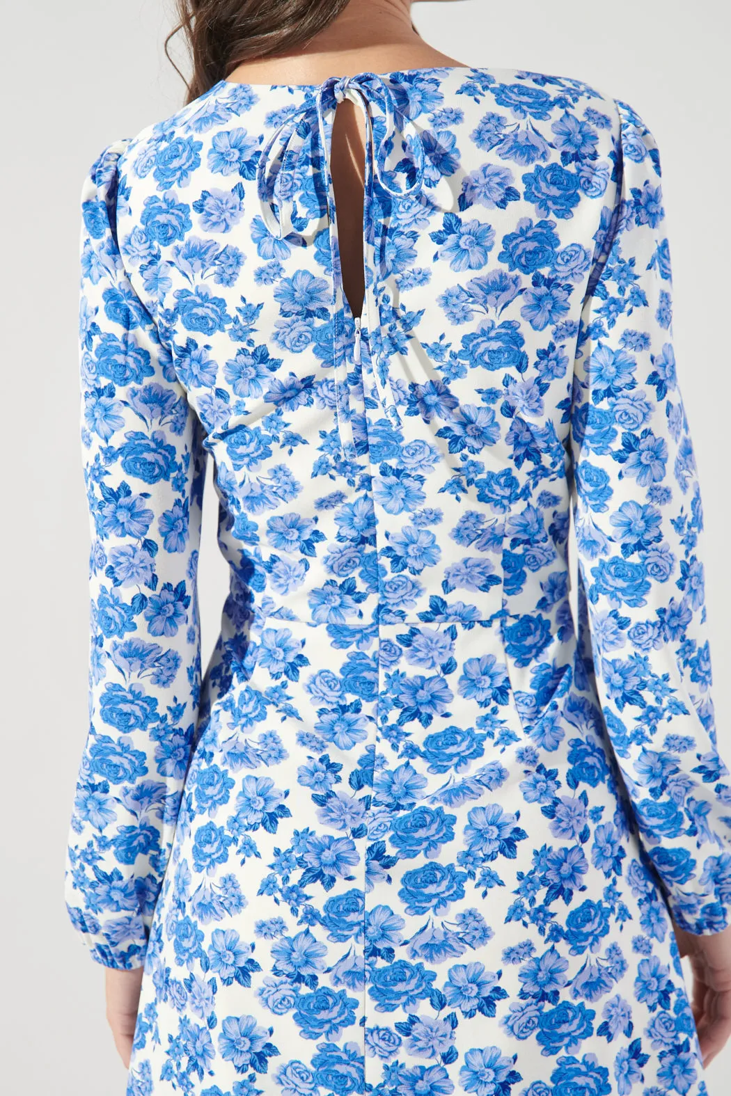 Wilma Floral Ruffle Flounce Mini Dress sold by Sugarlips product image thumbnail 5