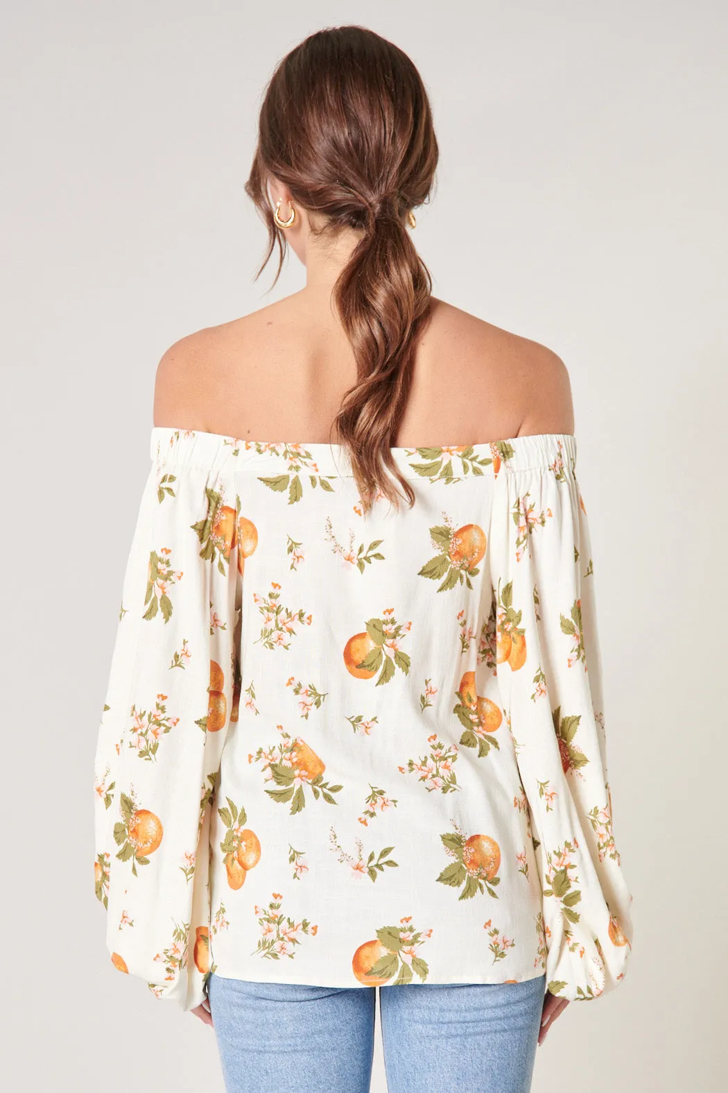Arancia Floral Off the Shoulder Top sold by Sugarlips product image thumbnail 2