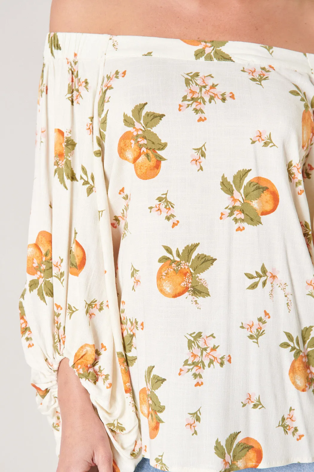 Arancia Floral Off the Shoulder Top sold by Sugarlips product image thumbnail 5