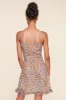 Marcella Electric Cheetah Mini Dress sold by Sugarlips