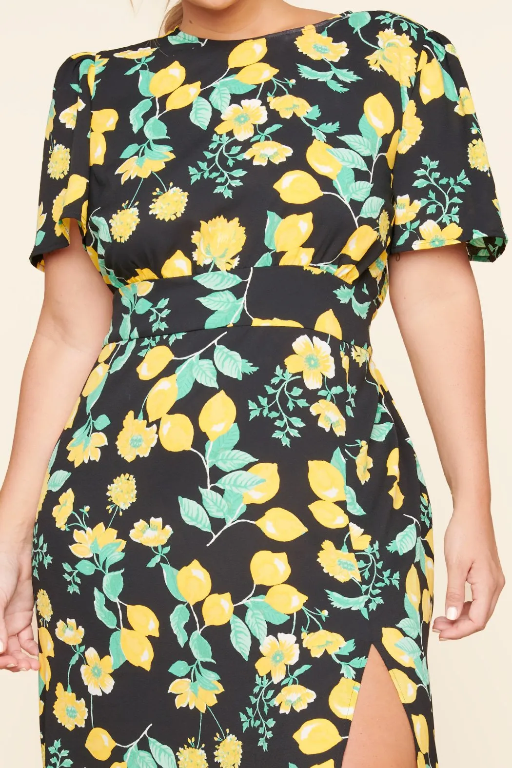 Lima Bloom Floral Midi Dress Curve sold by Sugarlips product image thumbnail 5