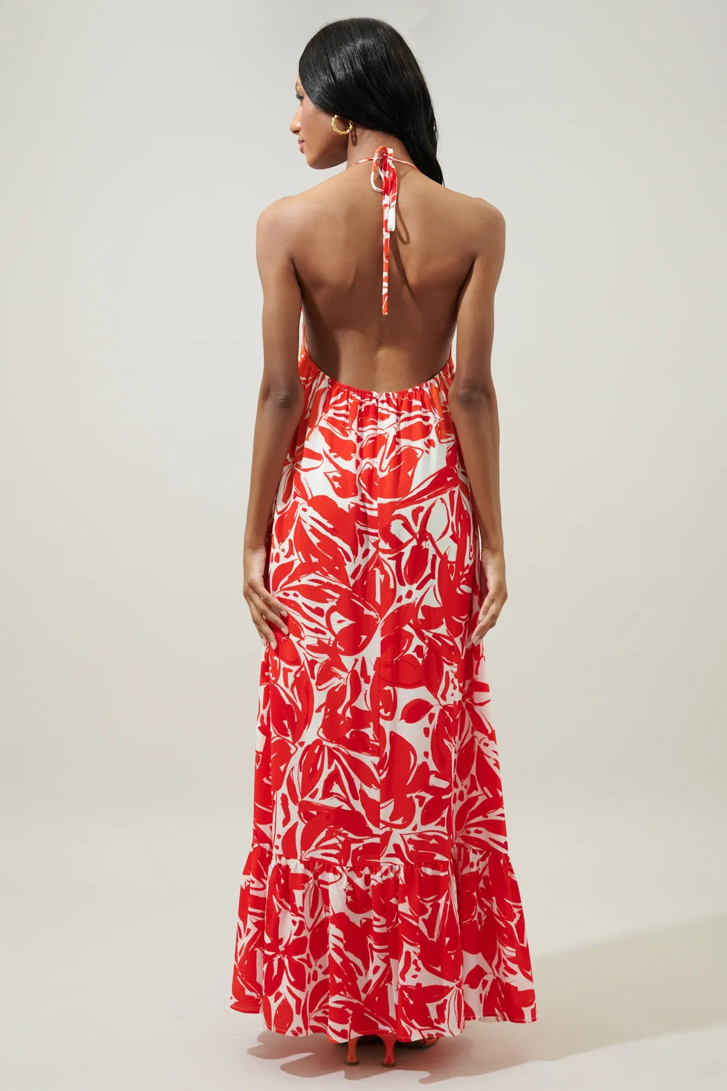 Sweet Chili Solita Halter Maxi Dress sold by Sugarlips product image thumbnail 2