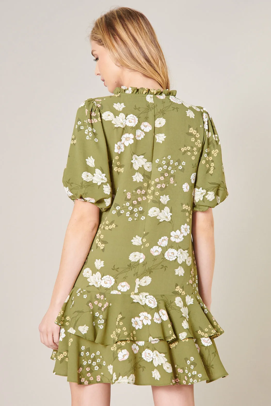 Henrietta Floral Runner Up Shift Dress sold by Sugarlips product image thumbnail 3