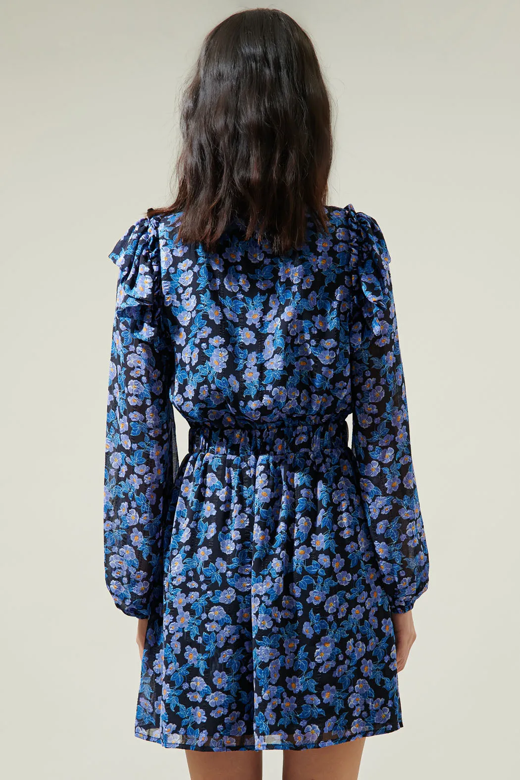 Mirtha Floral Pleated Mini Dress sold by Sugarlips product image thumbnail 2