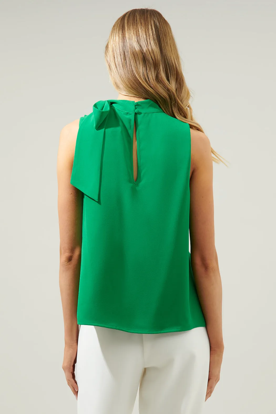 Shawna Tie Mock Neck Top sold by Sugarlips product image thumbnail 2