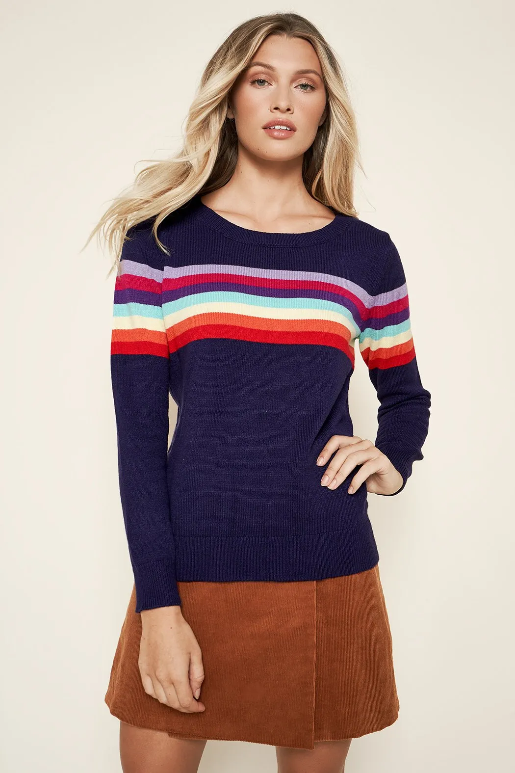 Over the Rainbow Crewneck Sweater sold by Sugarlips product image thumbnail 4