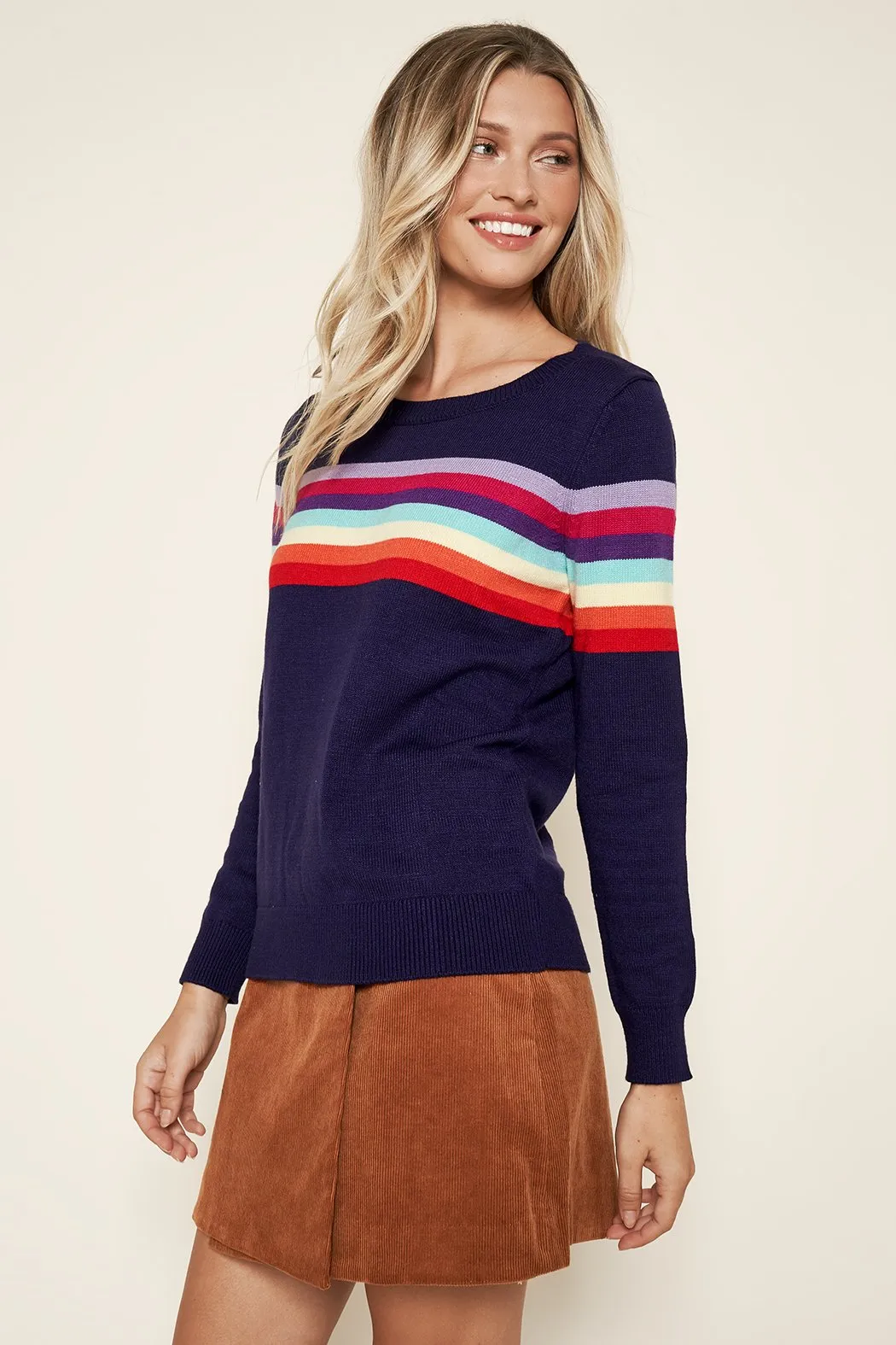 Over the Rainbow Crewneck Sweater sold by Sugarlips product image thumbnail 3