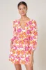 Flower Bomb Balloon Sleeve Heartthrob Romper sold by Sugarlips