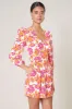 Flower Bomb Balloon Sleeve Heartthrob Romper sold by Sugarlips