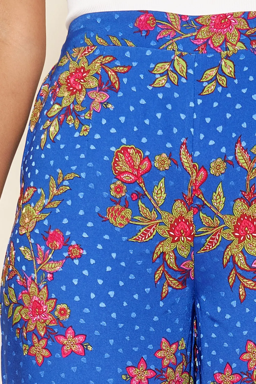 Harlow Floral Satin Pants sold by Sugarlips product image thumbnail 5