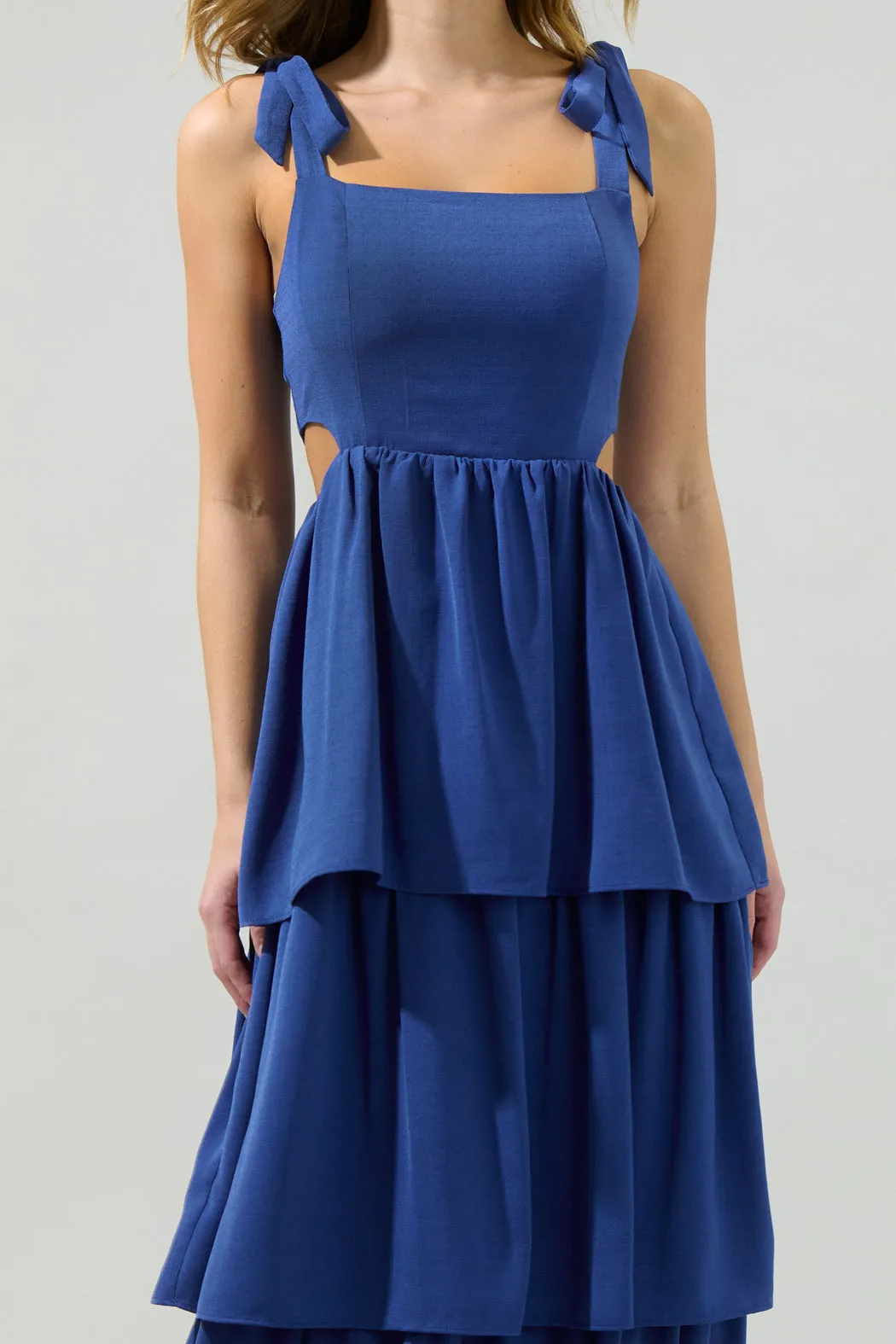 Carmen Alvera Tiered Maxi Dress sold by Sugarlips product image thumbnail 4