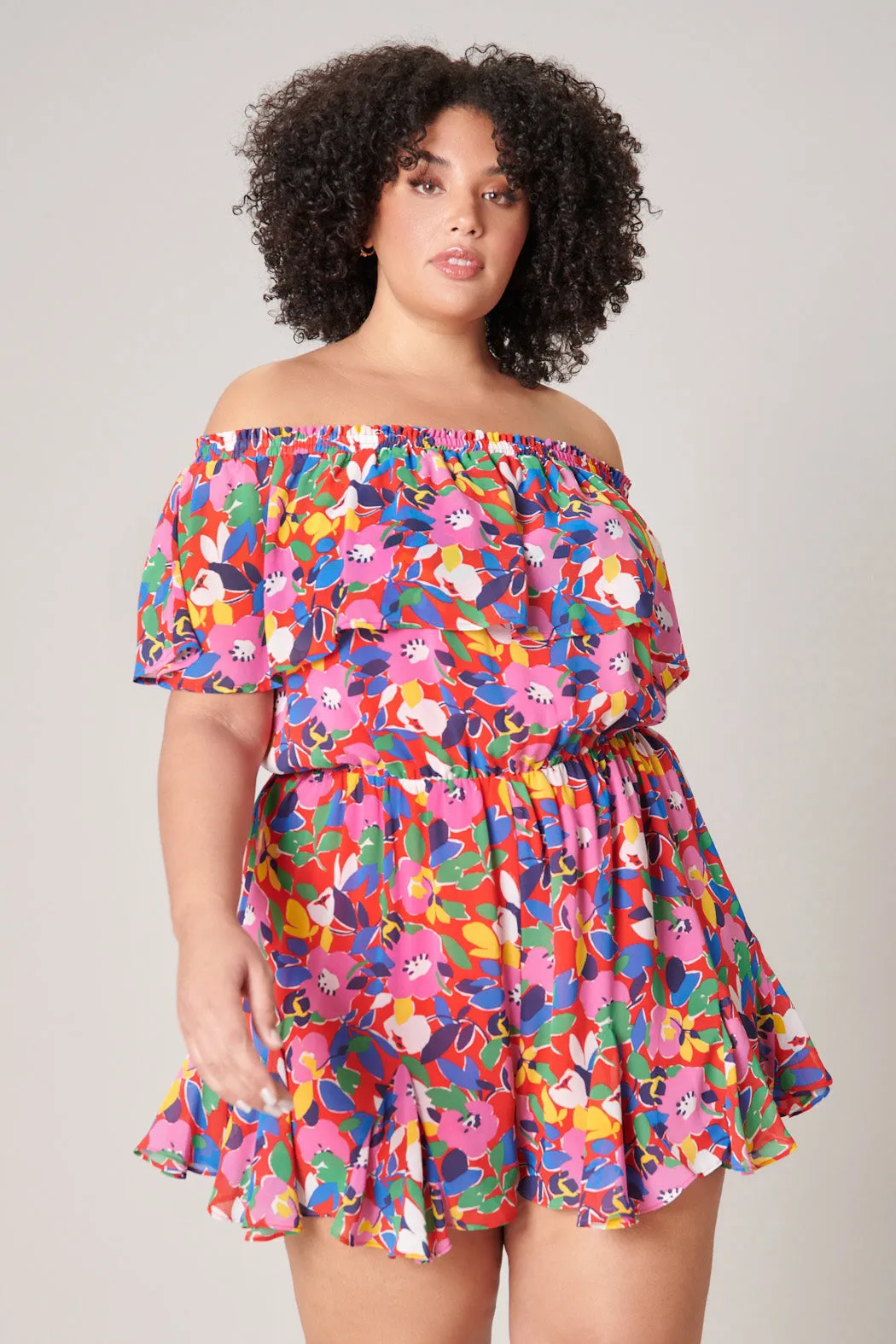 Sweet Soul Off the Shoulder Besame Romper Curve sold by Sugarlips product image thumbnail 4