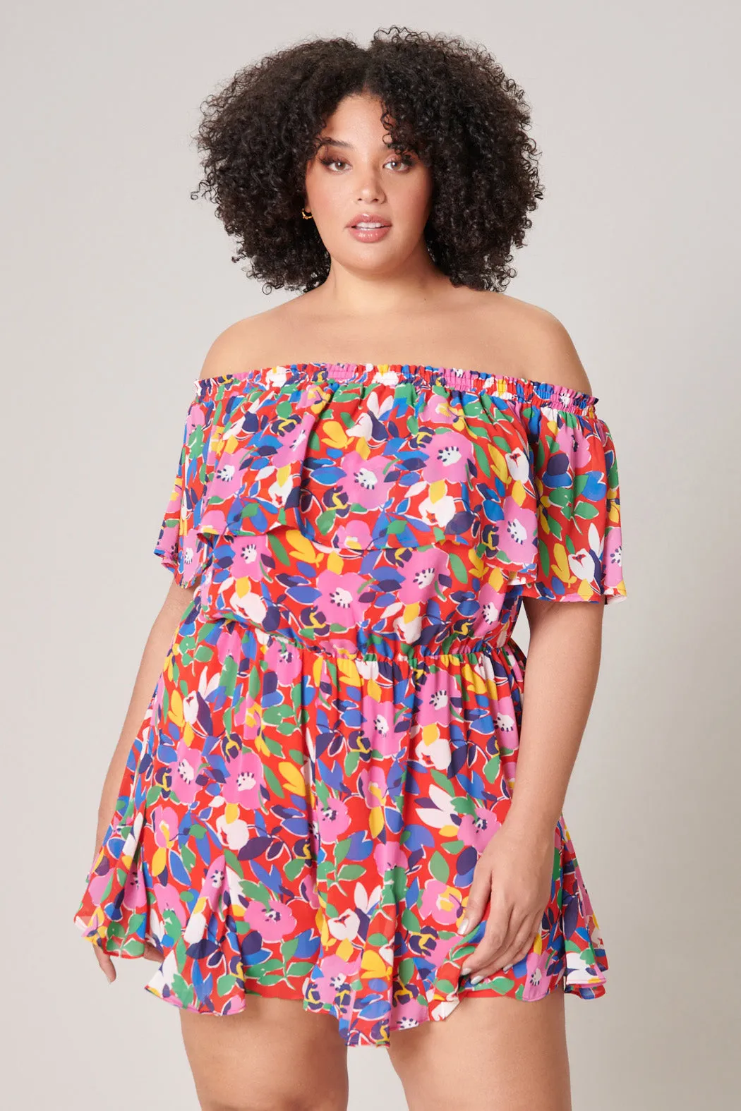 Sweet Soul Off the Shoulder Besame Romper Curve sold by Sugarlips product image thumbnail 2