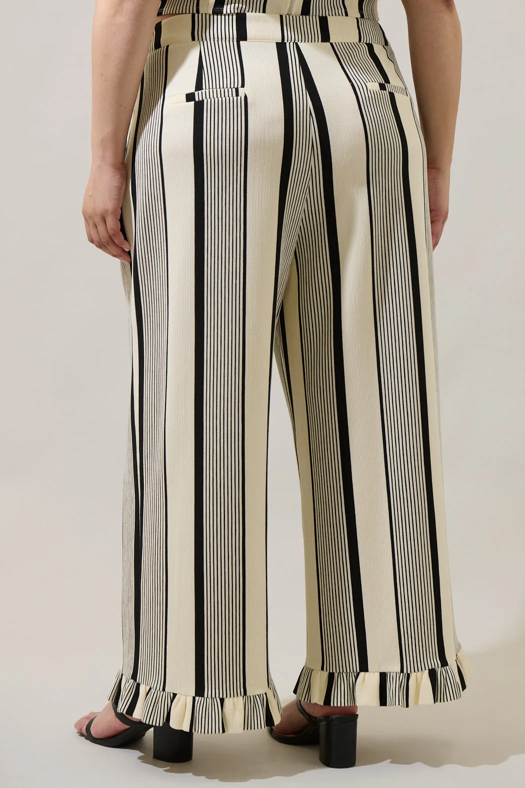 Devra Club Stripe Pants Curve sold by Sugarlips product image thumbnail 2