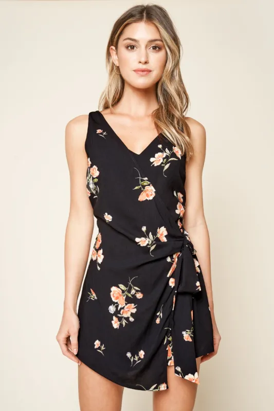 Girls Just Want To Have Fun Floral Print Skort Romper sold by Sugarlips