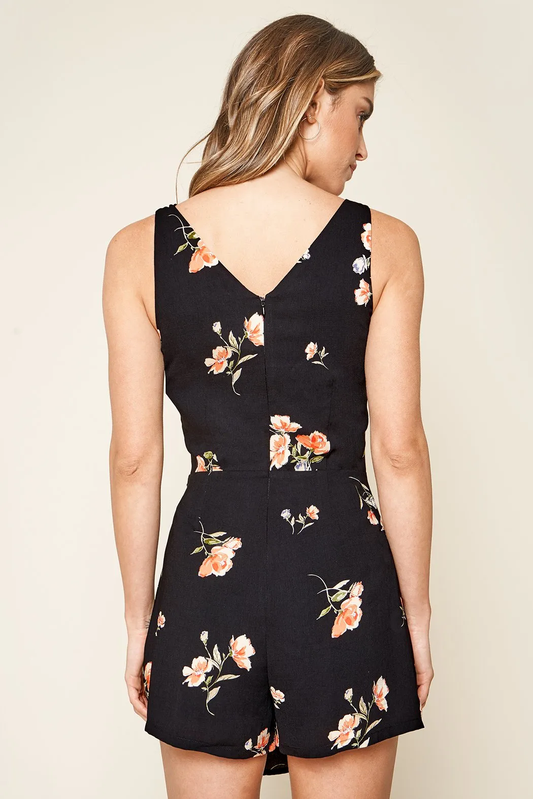 Girls Just Want To Have Fun Floral Print Skort Romper sold by Sugarlips product image thumbnail 2