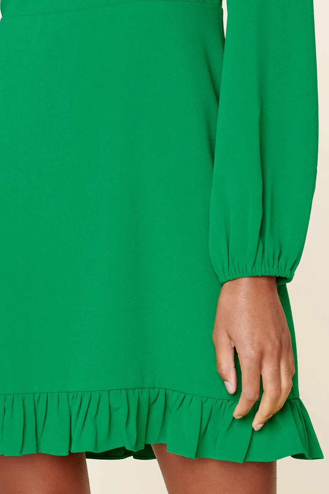 Double Take Ruffle Hem Mini Dress sold by Sugarlips product image thumbnail 5