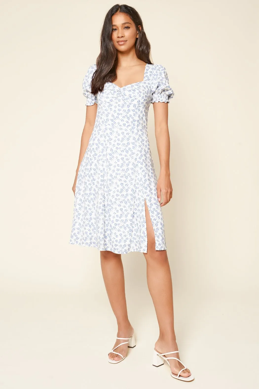 She's A Wildflower Floral Print Midi Dress sold by Sugarlips