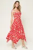 Rhiannon Bustier Floral Print Midi Dress sold by Sugarlips