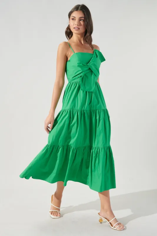 Love Letter Poplin Tie Chest Maxi Dress sold by Sugarlips