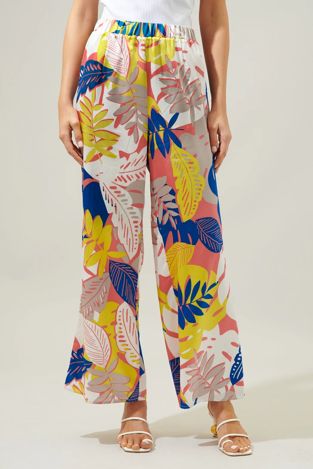 Tropical Paradise Wide Leg Pants sold by Sugarlips