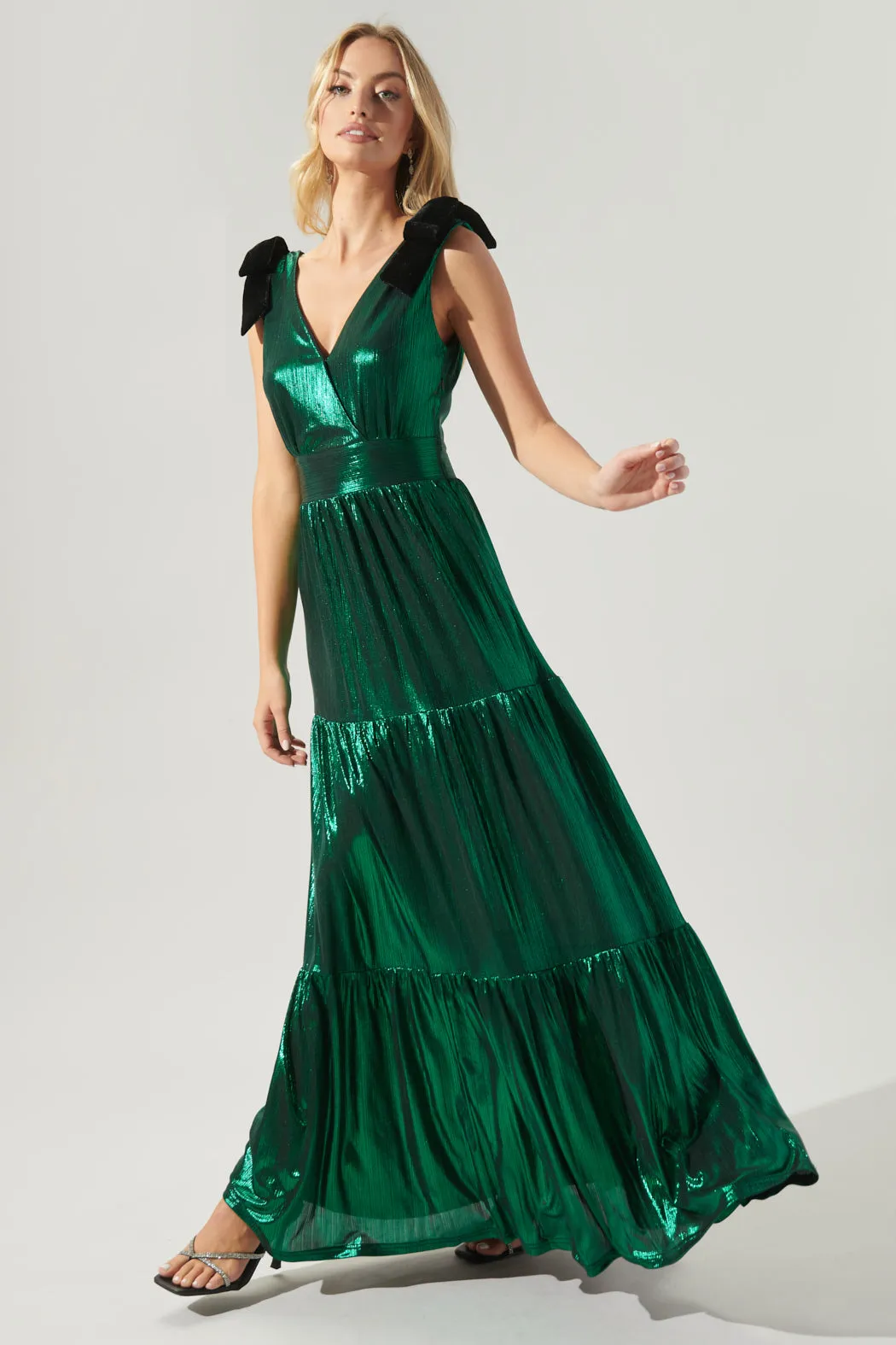 Cannes Liquid Satin Evening Maxi Dress sold by Sugarlips product image thumbnail 3