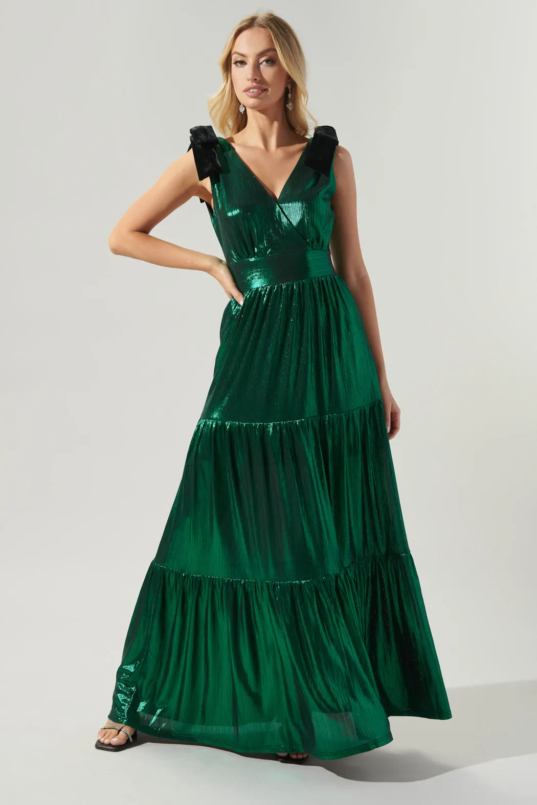 Cannes Liquid Satin Evening Maxi Dress sold by Sugarlips product image thumbnail 4