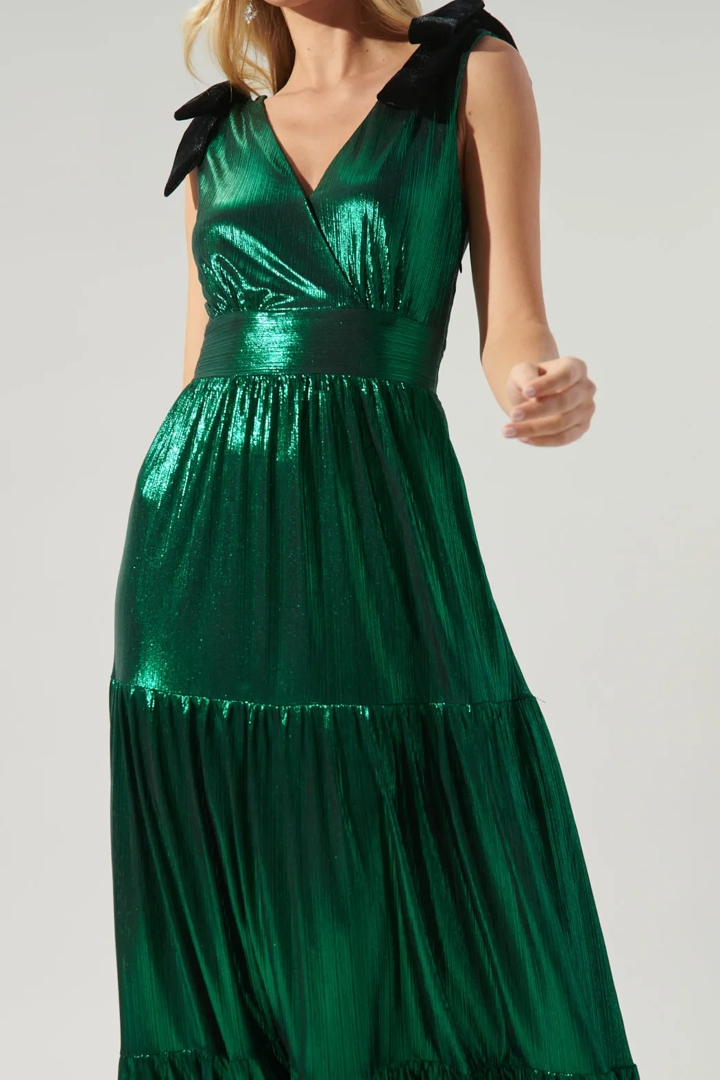 Cannes Liquid Satin Evening Maxi Dress sold by Sugarlips product image thumbnail 5