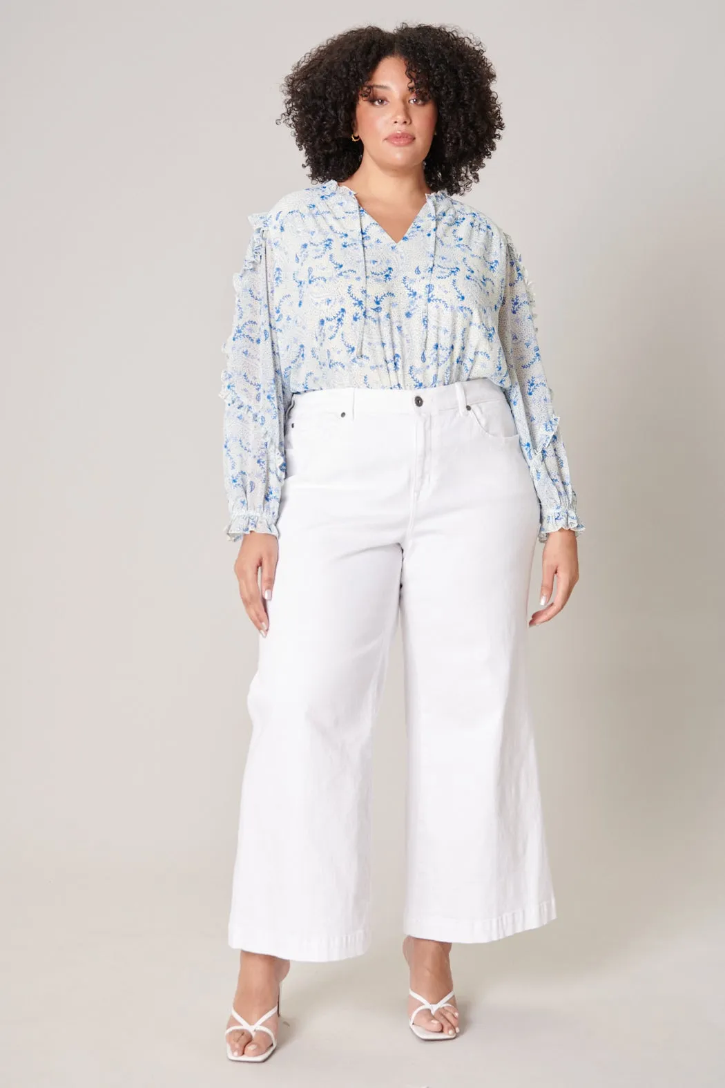 Corinna Paisley Raj Balloon Sleeve Blouse Curve sold by Sugarlips product image thumbnail 4