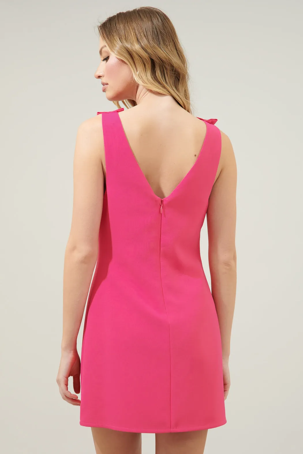 Chelsea Boat Neck Mini Shift Dress sold by Sugarlips product image thumbnail 2