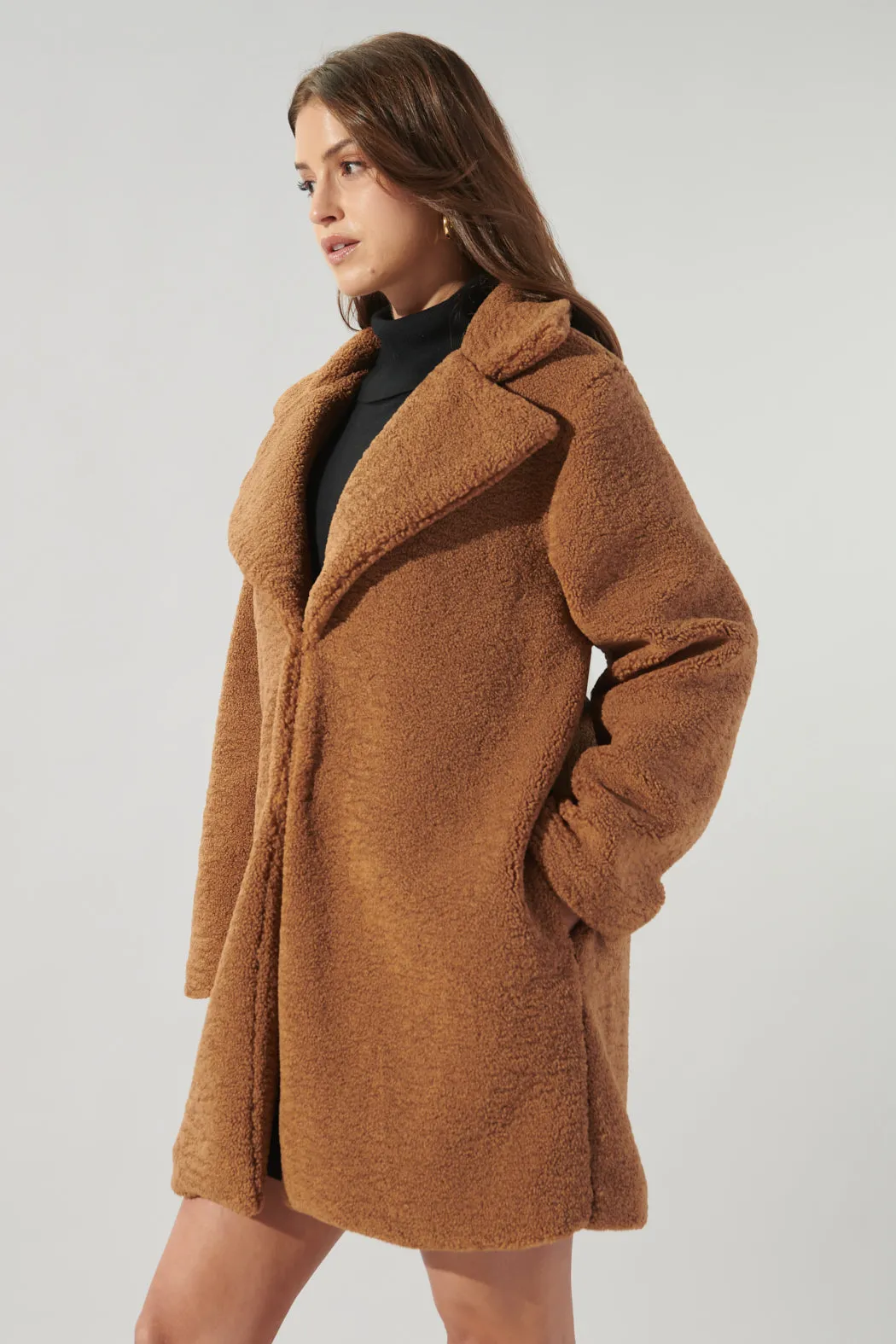 Casablanca Faux Sherpa Coat sold by Sugarlips product image thumbnail 3
